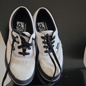 Vans Black and White Classic Skate Sneakers